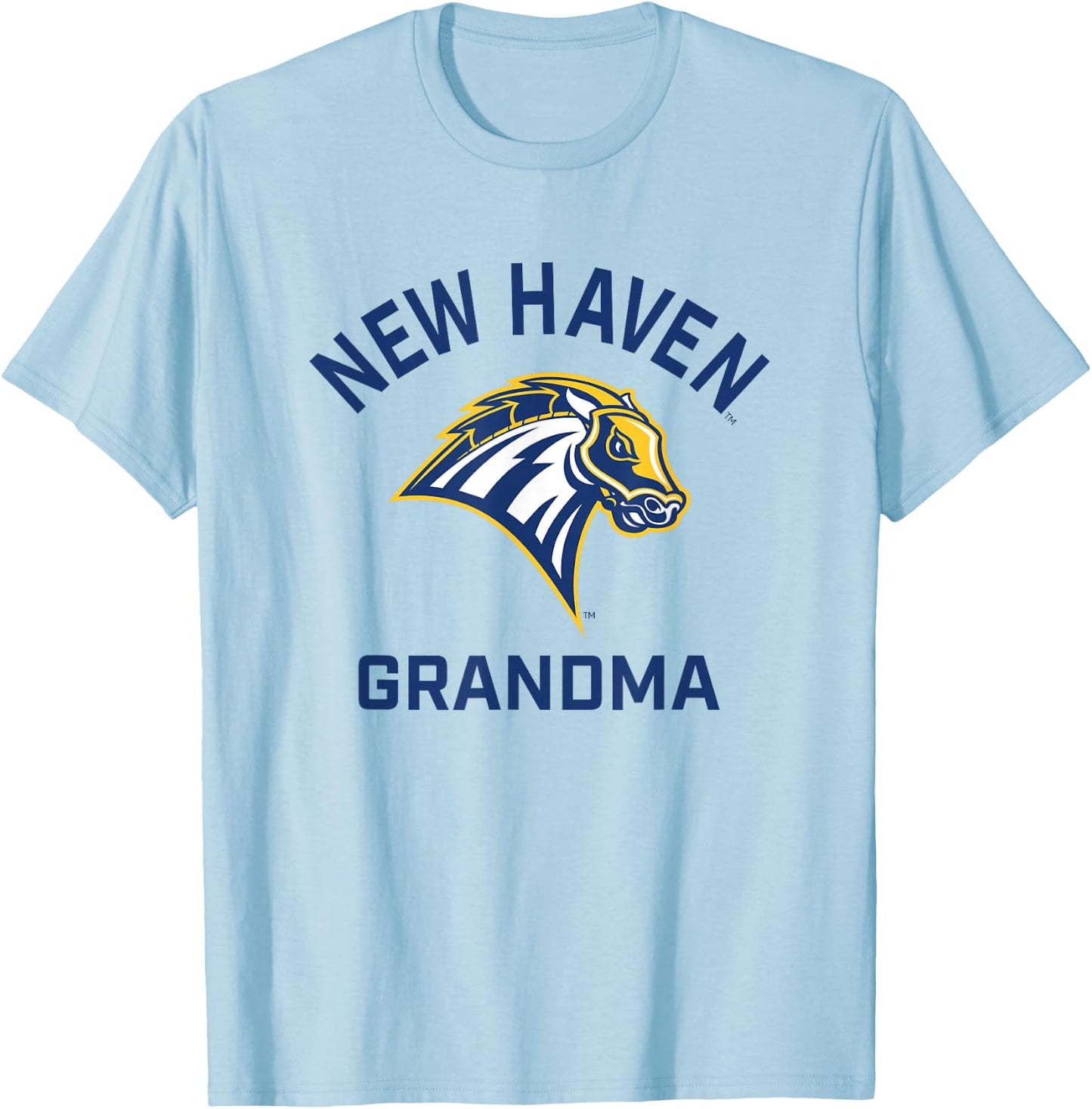 University of New Haven UNH Chargers Arched Grandma T-Shirt - T-Shirt | Light Blue