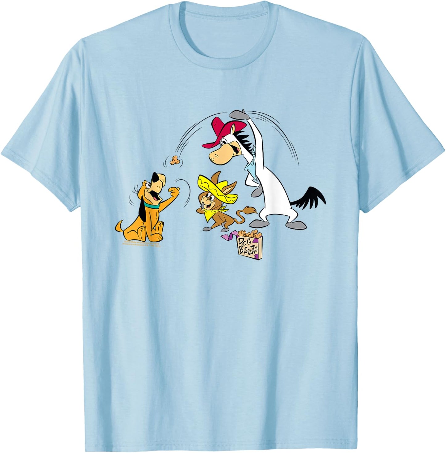 Quick Draw McGraw Biscuits T-Shirt - T-Shirt | Light Blue