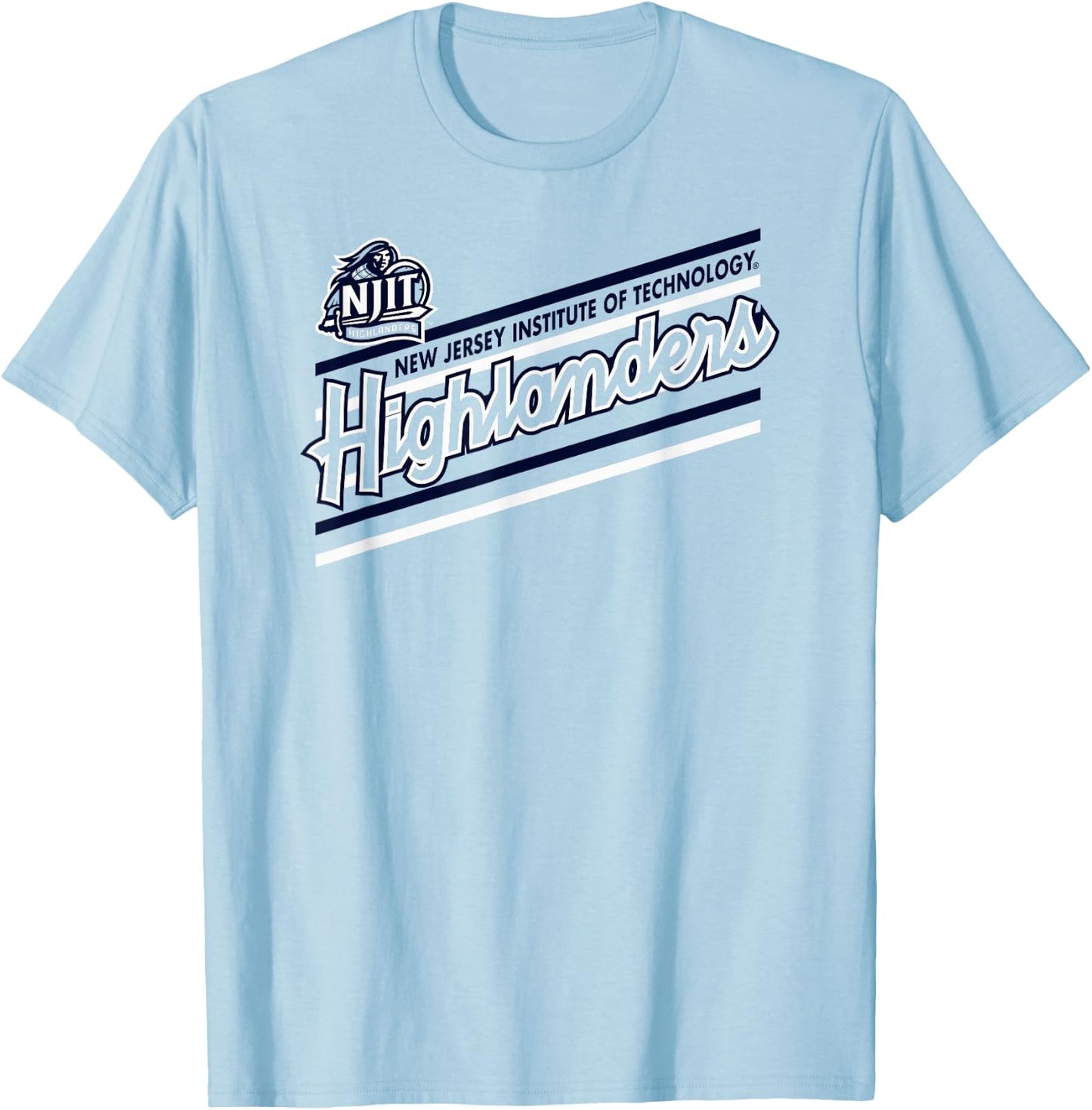 New Jersey Institute of Technology Highlanders Perform Red T-Shirt - T-Shirt | Light Blue