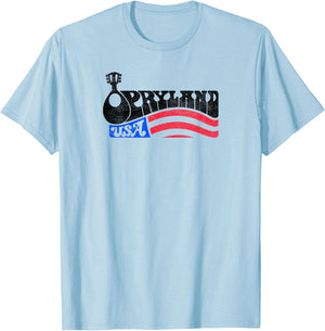 Opryland USA Nashville TN Retro 80s Country Music Theme Park T-Shirt - T-Shirt | Light Blue
