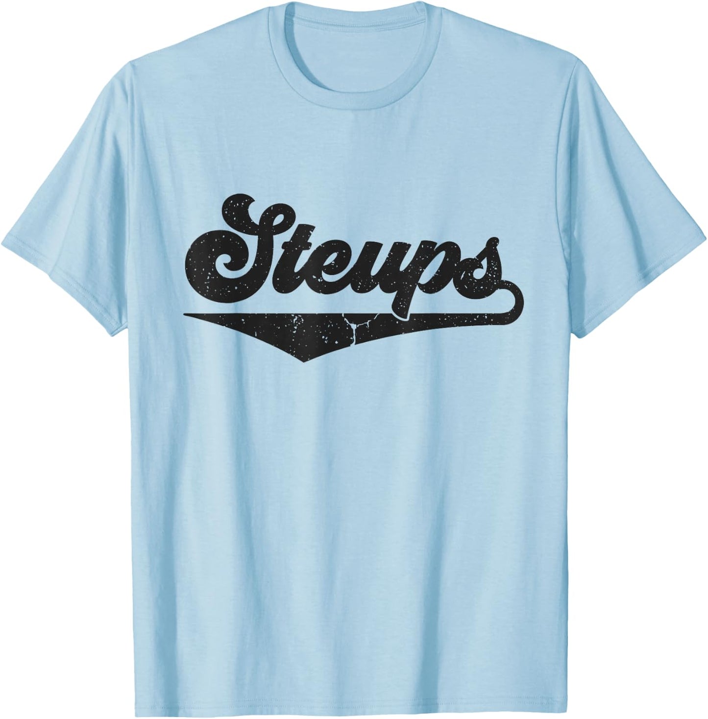 Steups Trinidad and Tobago Funny Pride Flag Retro style T-Shirt - T-Shirt | Light Blue
