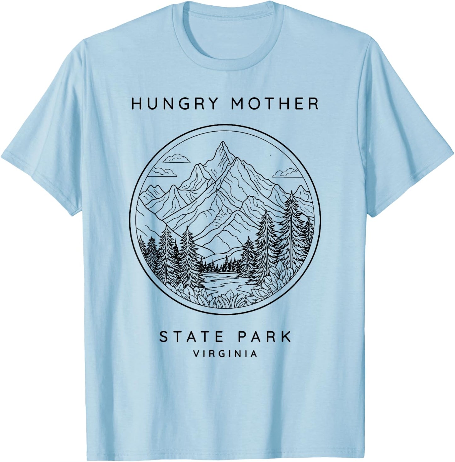 Hungry Mother State Park Vintage T-Shirt - T-Shirt | Light Blue