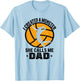 Funny I Created A Monster She Calls Me Dad Volleyball T-Shirt - T-Shirt | Light Blue