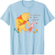 Disney Winnie The Pooh & Piglet Family Trip Vacation 2025 T-Shirt - T-Shirt | Light Blue
