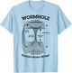 Wormhole Einstein-Rosen Bridge Black Hole Hyperspace Physics T-Shirt - T-Shirt | Light Blue