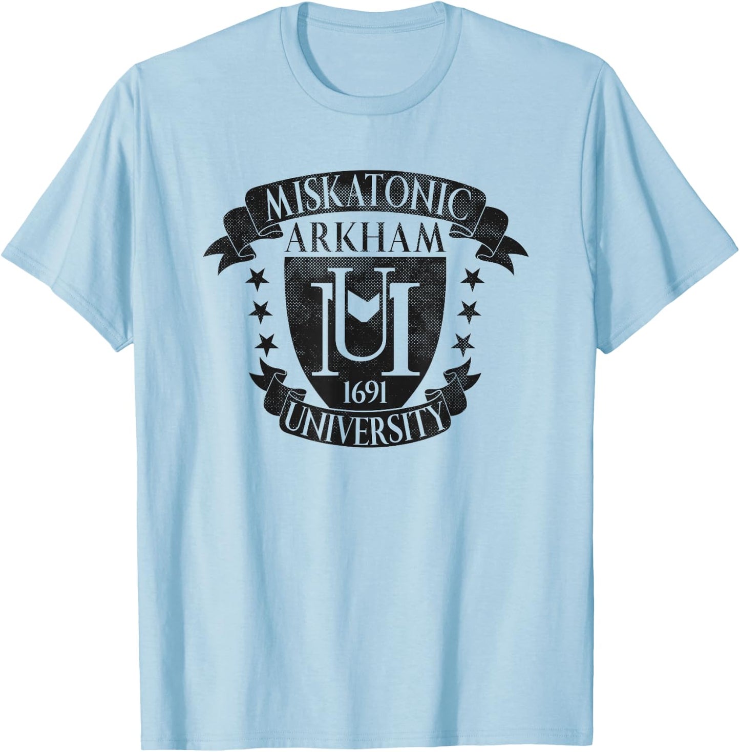 Miskatonic University Arkam 1691, Cthulhu T-Shirt - T-Shirt | Light Blue
