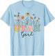 Utah Girl Wildflower Groovy Utah Lover T-Shirt - T-Shirt | Light Blue
