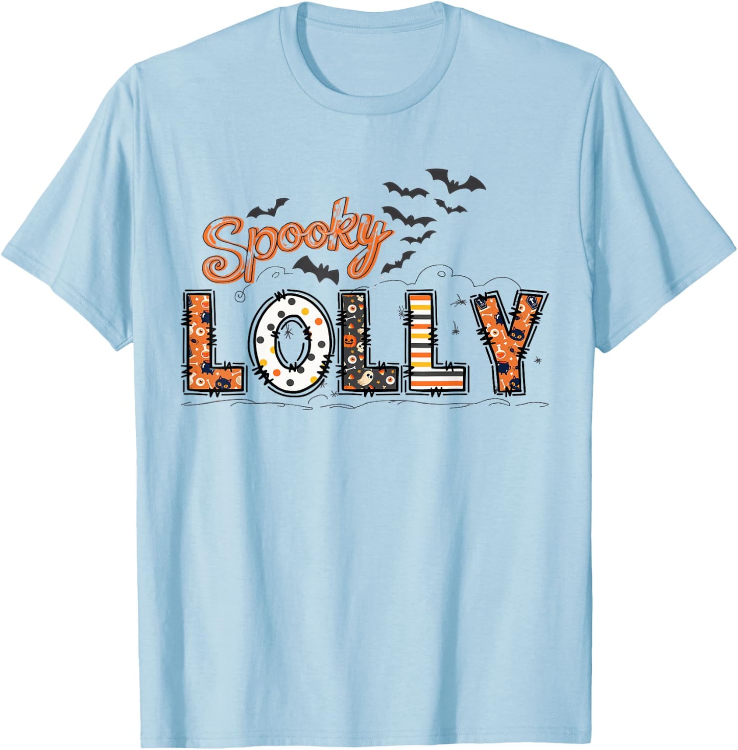 Spooky Lolly Halloween Lolly Life Family Matching T-Shirt - T-Shirt | Light Blue