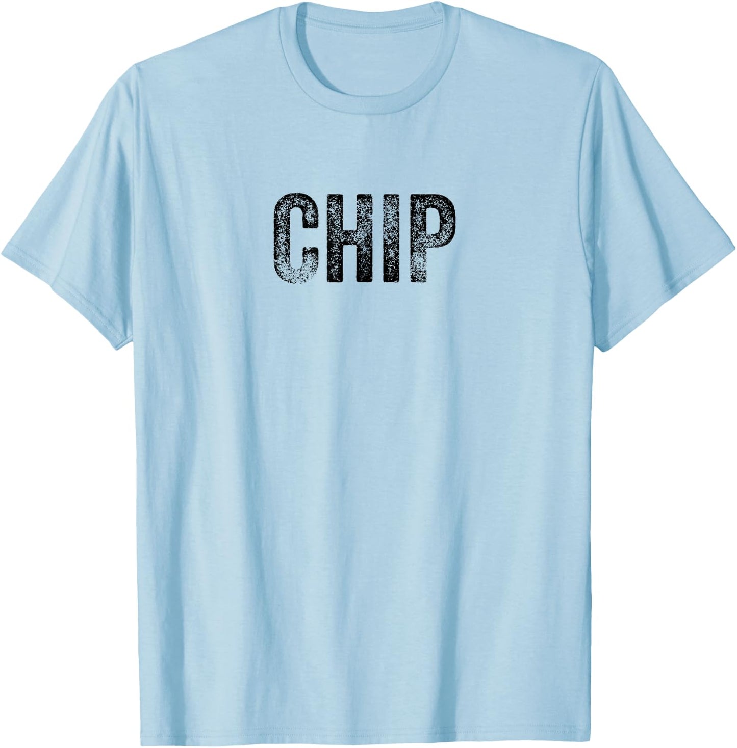 Father and Son, Chip Off the Old Block, Matching Dad and Kid T-Shirt - T-Shirt | Light Blue