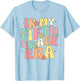 In My Fifth Grade Era 5th Grade Groovy Back to School T-Shirt - T-Shirt | Light Blue