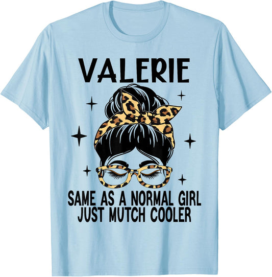 VALERIE Costume Cute Definition Personalized Name VALERIE T-Shirt - T-Shirt | Light Blue