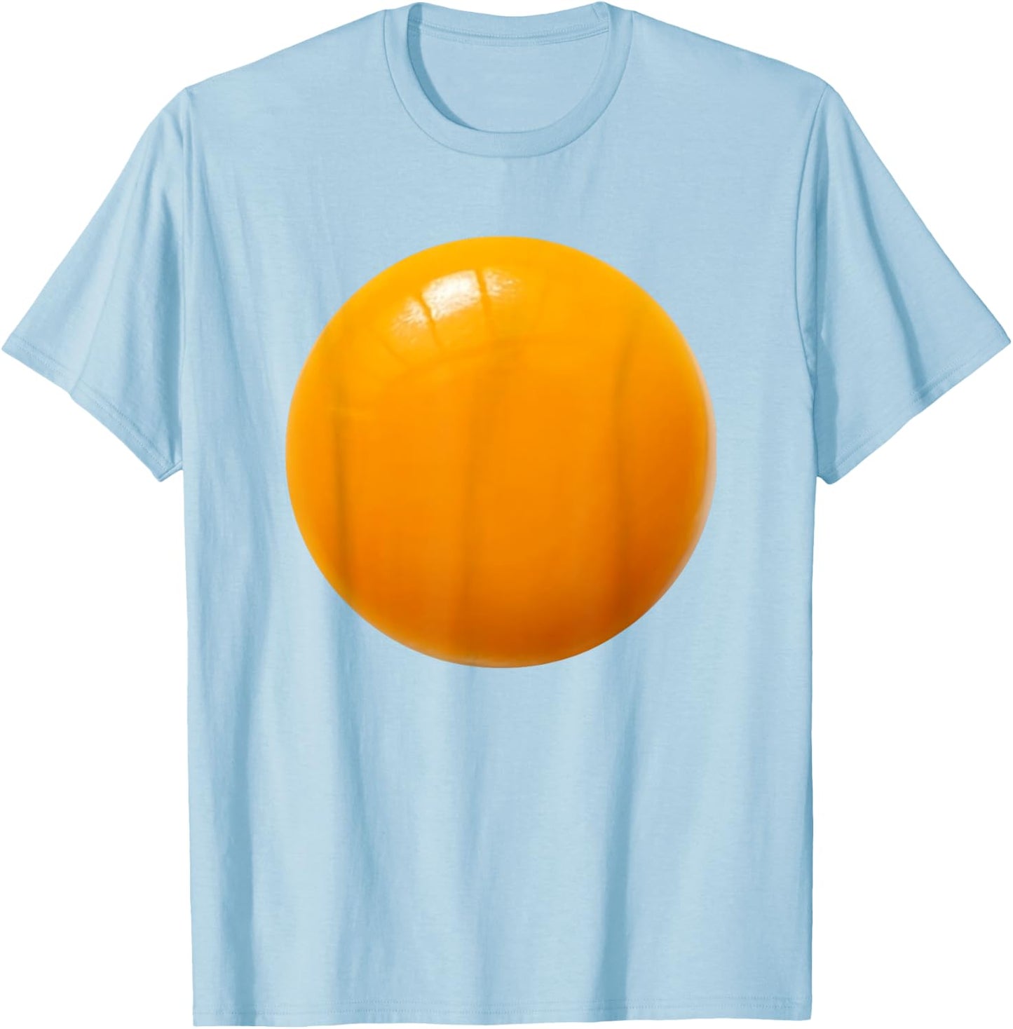 Deviled egg yolk easy lazy DIY costume for halloween party T-Shirt - T-Shirt | Light Blue