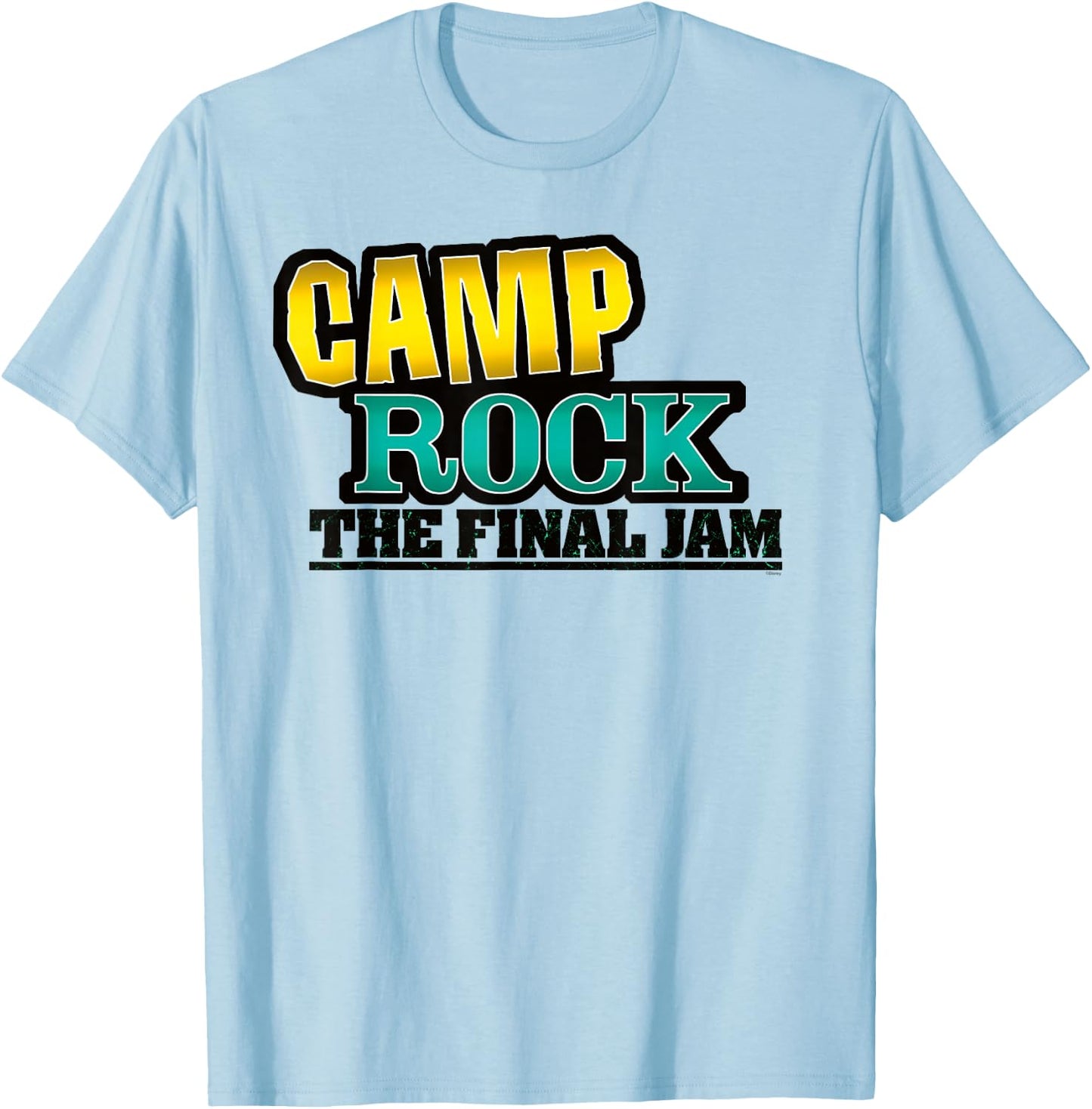 Disney Channel Official Camp Rock 2: The Final Jam Logo T-Shirt - T-Shirt | Light Blue