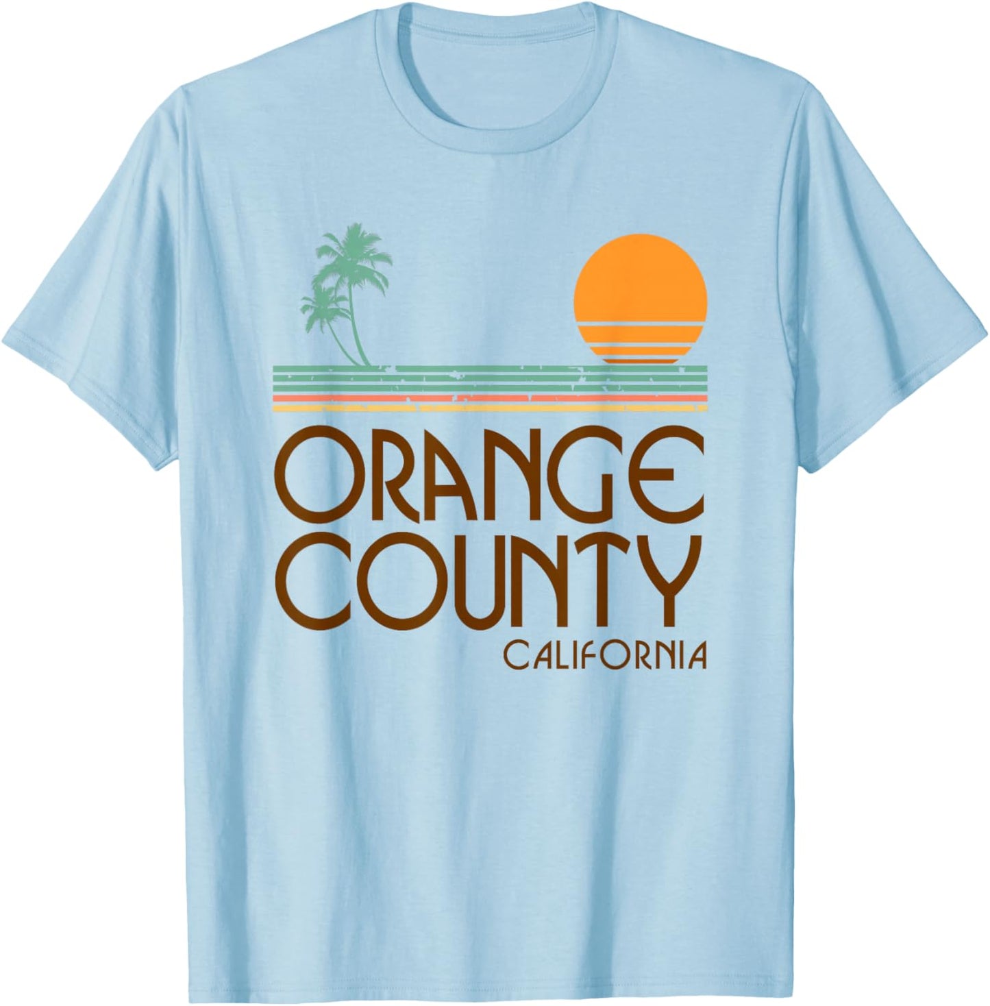 Orange County California T Shirt T-Shirt - T-Shirt | Light Blue