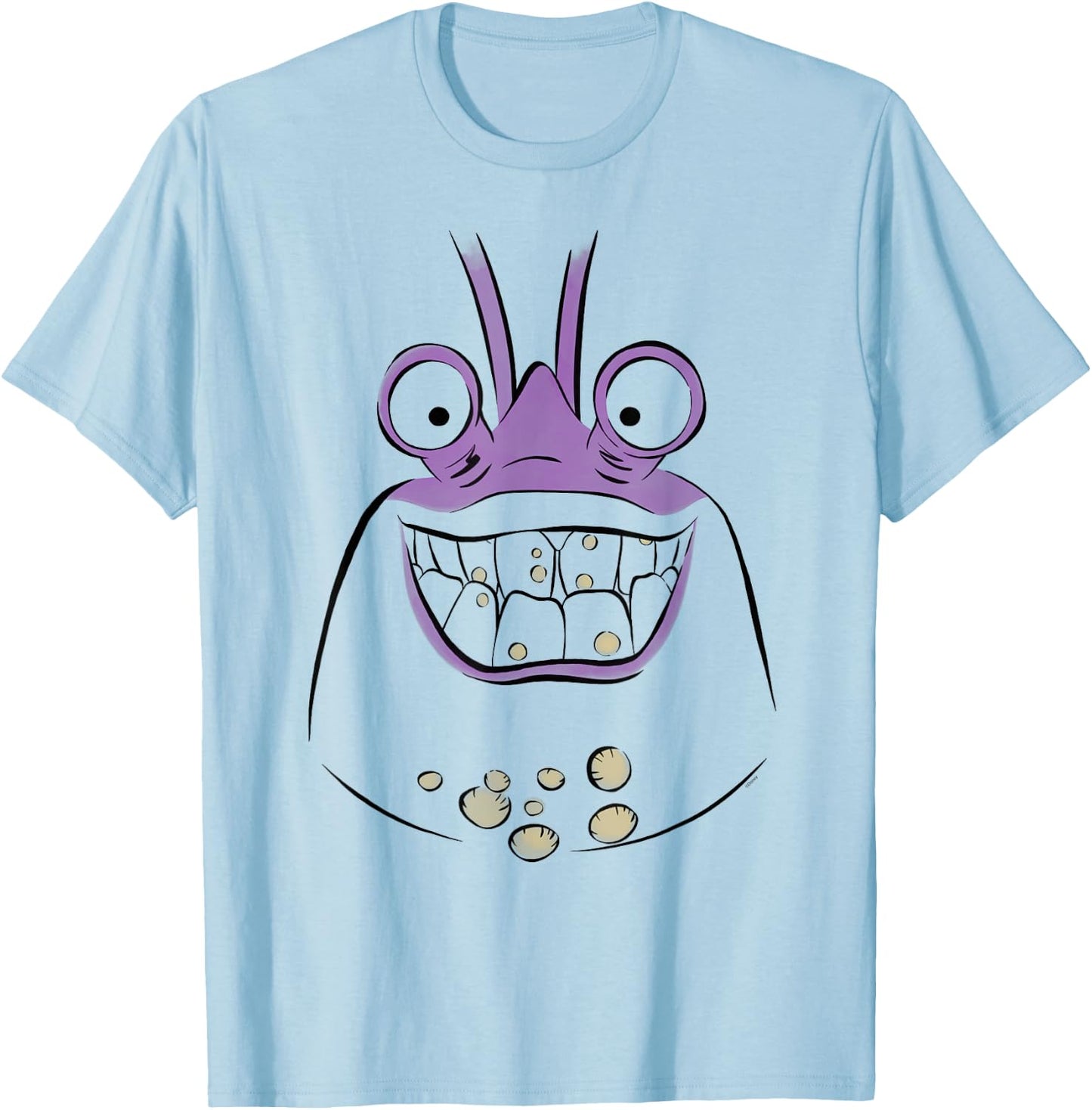 Disney Moana Tamatoa Crab Villain Big Face Costume T-Shirt - T-Shirt | Light Blue