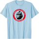 International Order For Gorillas Retro 80s T-Shirt - T-Shirt | Light Blue
