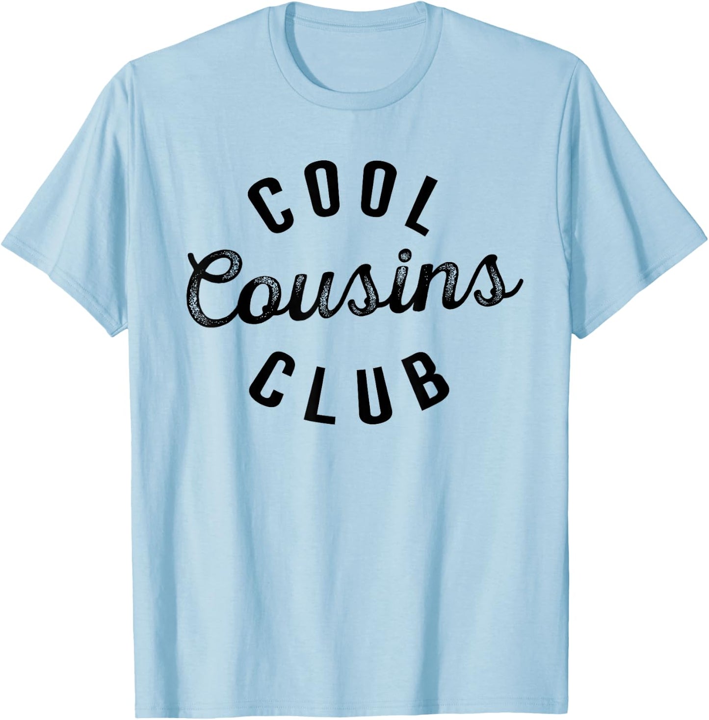 Cool Cousin Club retro Cousin Matching Family Crew sqaud T-Shirt - T-Shirt | Light Blue