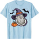 Oyster Scary Pumpkin Bat Funny Witch Hat Oyster Halloween T-Shirt - T-Shirt | Light Blue