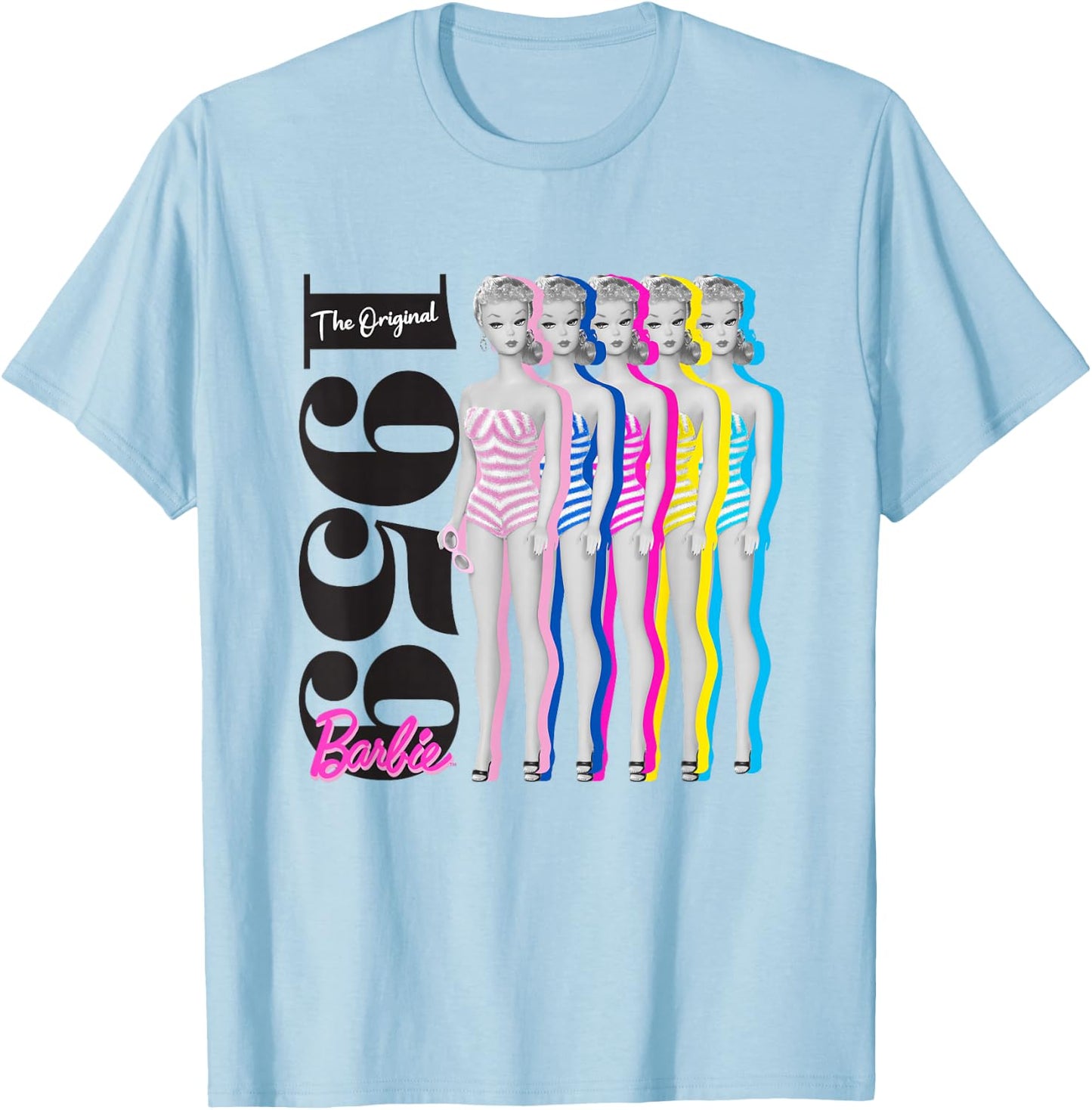 Barbie - 1959 Original T-Shirt - T-Shirt | Light Blue