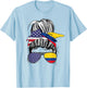 Colombian American Heritage Colombia Women USA Girl Colombia T-Shirt - T-Shirt | Light Blue