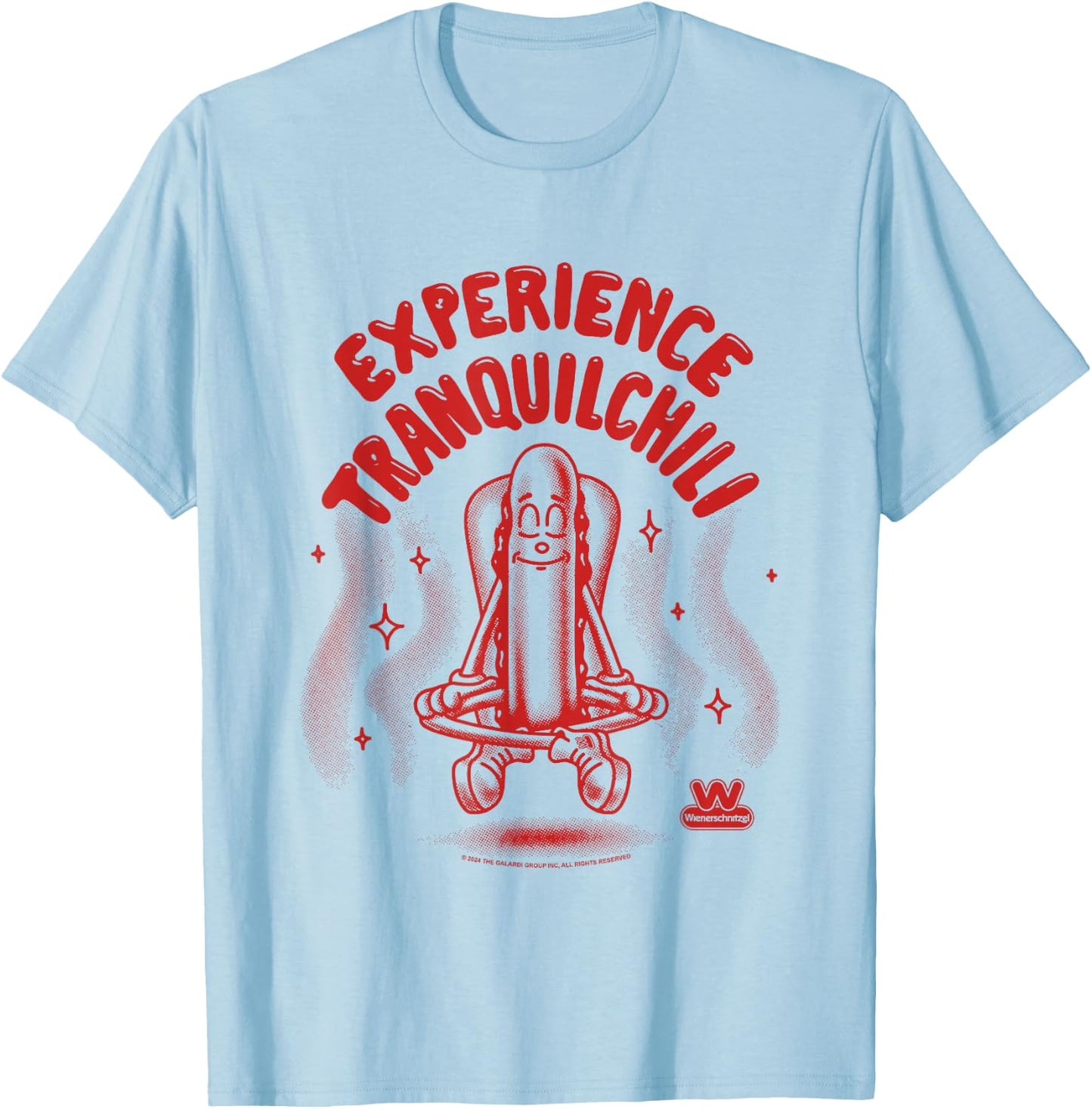 Wienerschnitzel Experience Tranquilchili TDO Vintage T-Shirt - T-Shirt | Light Blue