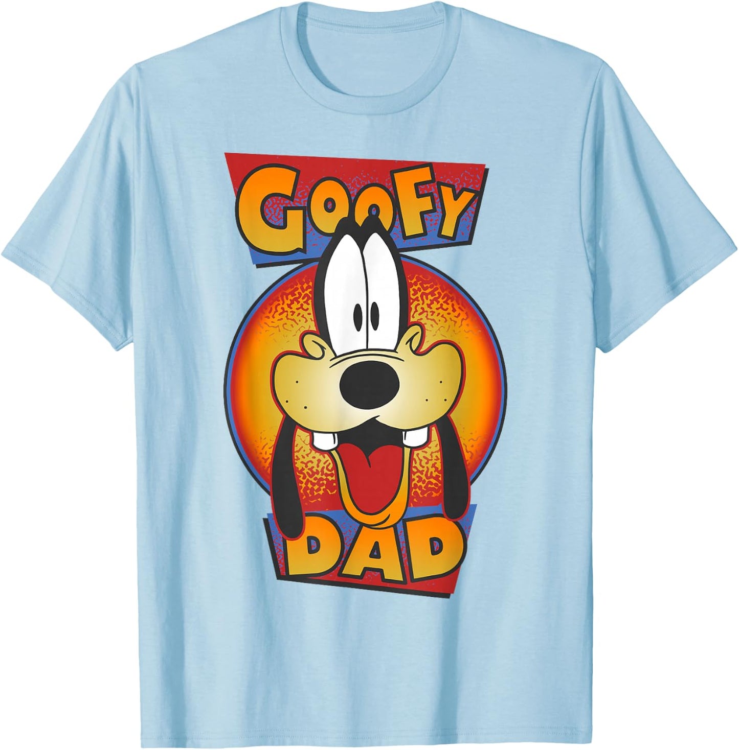 Disney A Goofy Movie Father's Day Goofy Dad Big Face T-Shirt - T-Shirt | Light Blue