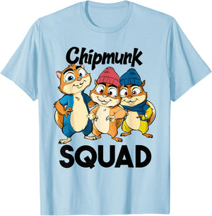 Chipmunk Squad for Chipmunk Lover Shirt Cool Chipmunk T-Shirt - T-Shirt | Light Blue