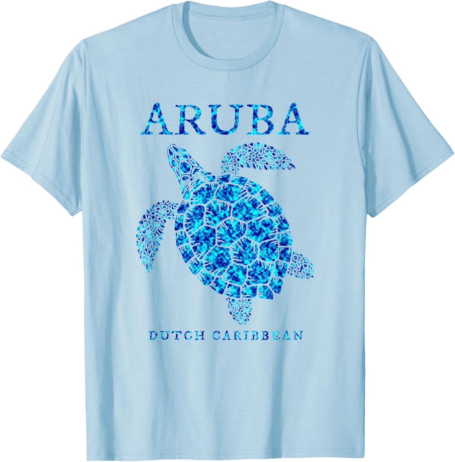 Aruba Sea Turtle Cruise Vacation Souvenir Boys Girls T-Shirt - T-Shirt | Light Blue