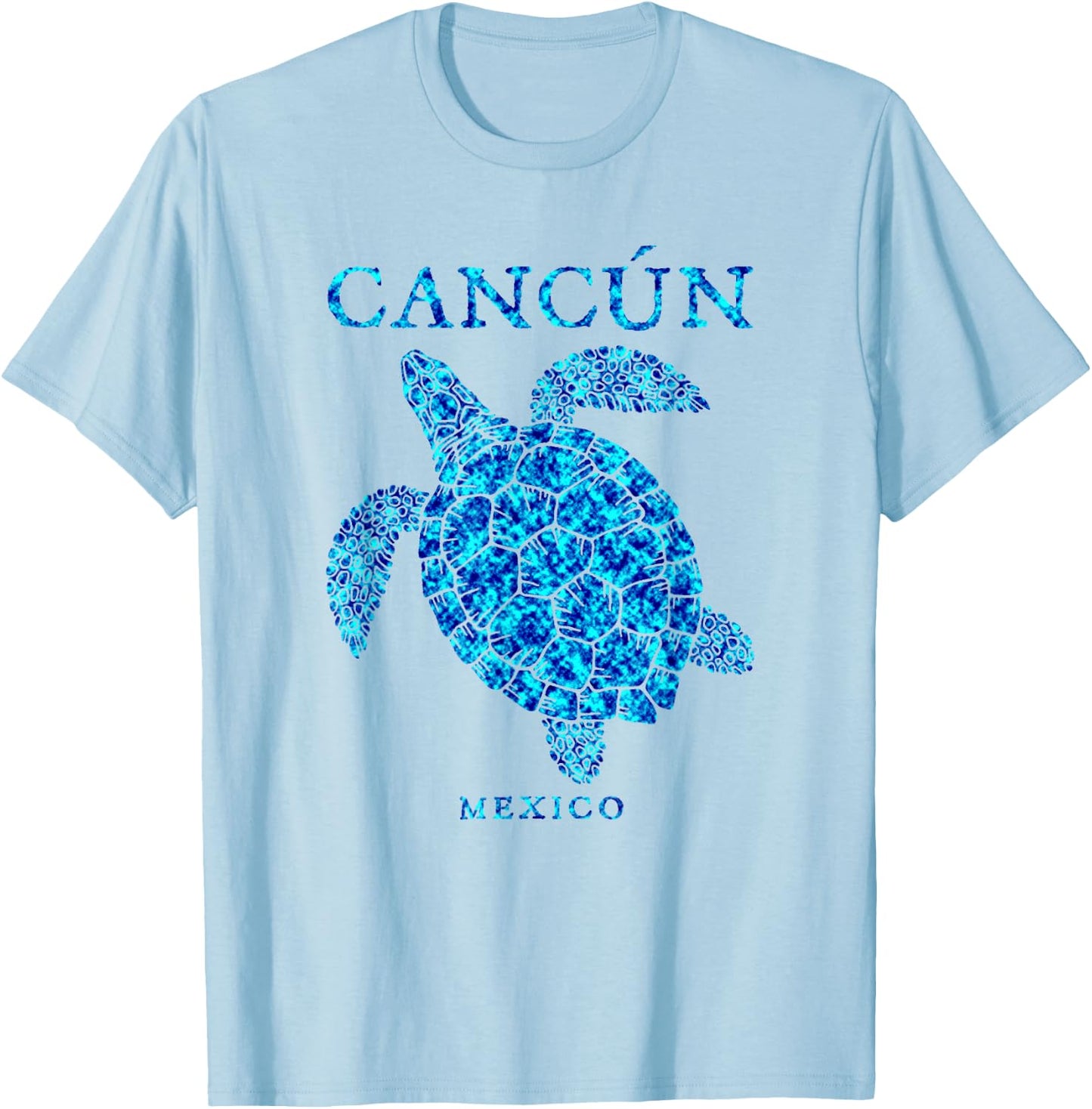 Cancun Mexico Sea Turtle Boys Girls Toddler T-Shirt - T-Shirt | Light Blue