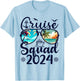 Cruise Squad 2024 Summer Vacation ship Matching Cruise Squad T-Shirt - T-Shirt | Light Blue