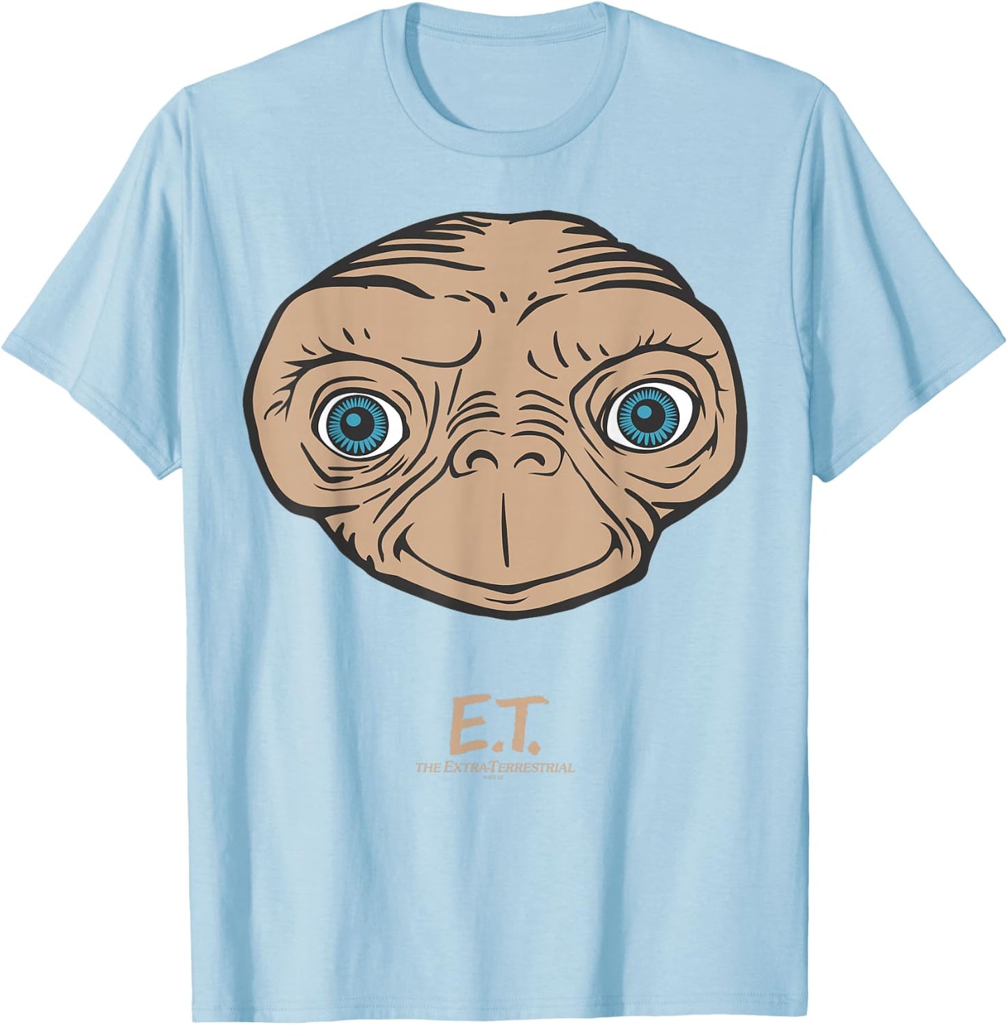 E.T. the Extra-Terrestrial Big Face T-Shirt - T-Shirt | Light Blue
