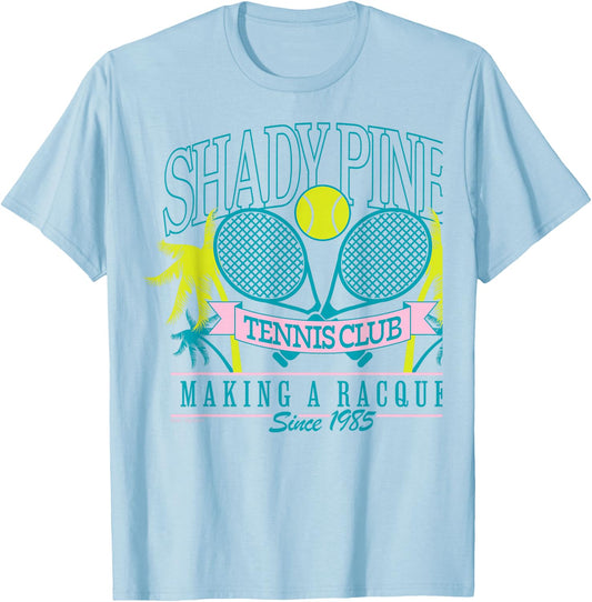 The Golden Girls - Shady Pines Tennis Club Making A Racquet T-Shirt - T-Shirt | Light Blue