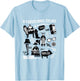 A Christmas Story Highlight Collage T-Shirt - T-Shirt | Light Blue
