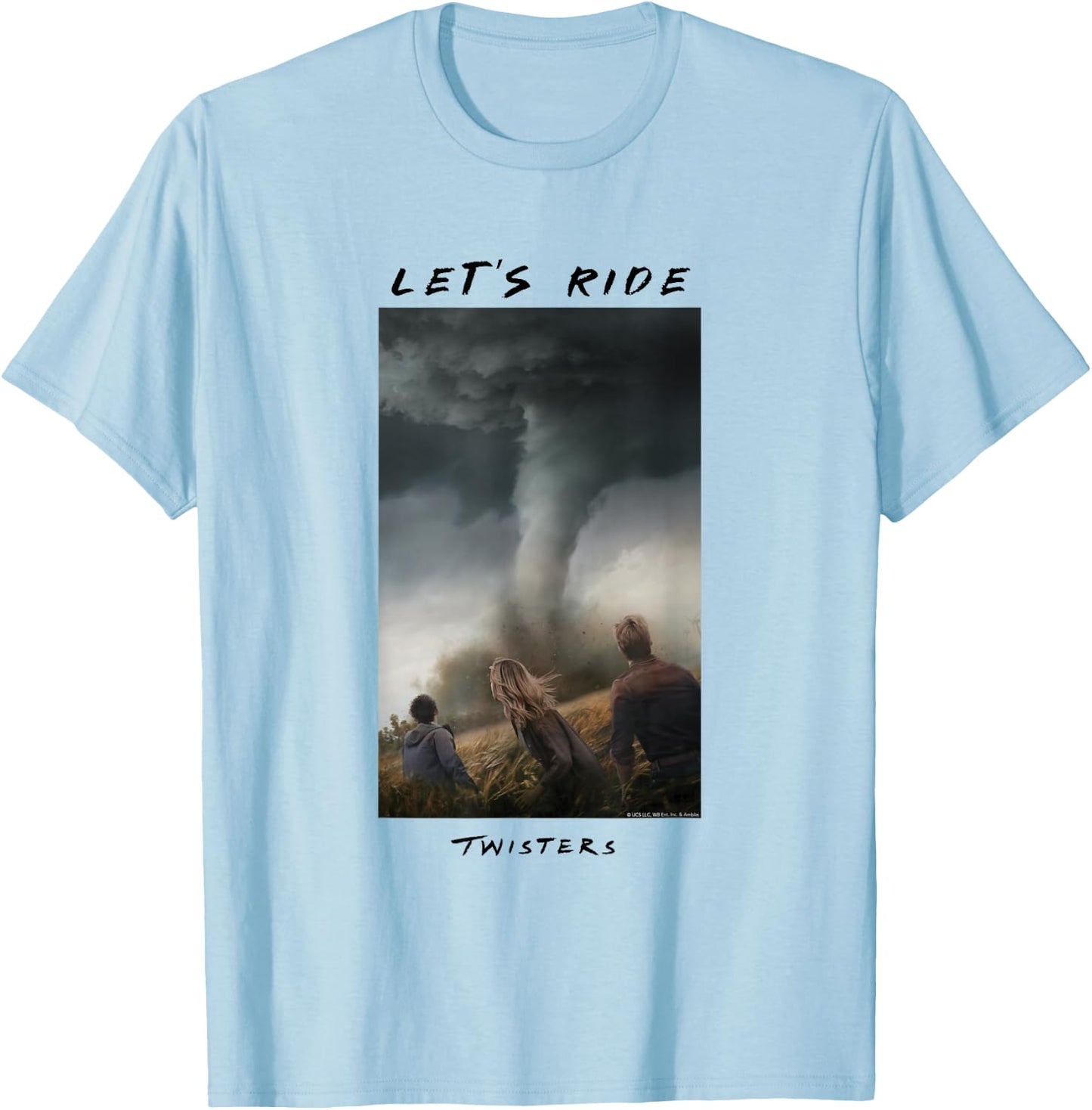 Twisters Let's Ride T-Shirt - T-Shirt | Light Blue