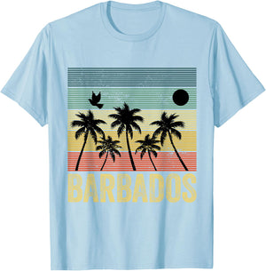 The Barbados Souvenir Barbadians Bajan Travel Men Women Boy T-Shirt - T-Shirt | Light Blue