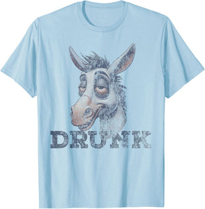 Drunk Ass - Funny Drinking T-Shirt - T-Shirt | Light Blue