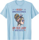 Never Underestimate An Old Lady Who Votes Feminist T-Shirt - T-Shirt | Light Blue