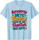 Apparently We'Re Trouble When We Are Together Who Knew T-Shirt - T-Shirt | Light Blue