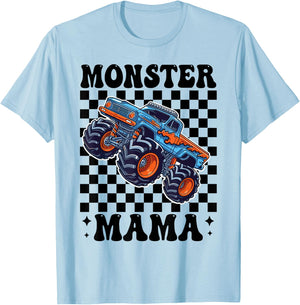 Monster Truck Mama Mom Monster Truck Lovers T-Shirt - T-Shirt | Light Blue