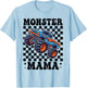 Monster Truck Mama Mom Monster Truck Lovers T-Shirt - T-Shirt | Light Blue