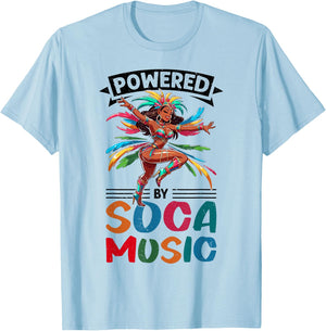 Caribbean Carnival Soca Dance T-Shirt - T-Shirt | Light Blue