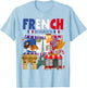 France Flag Outfit Idea For Kids French Flag & Lavender T-Shirt - T-Shirt | Light Blue