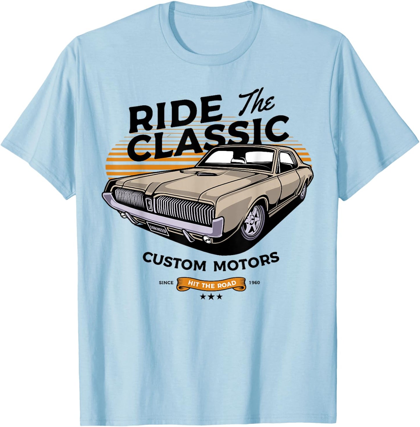 1967 Mercury classic Cougar cars T-Shirt - T-Shirt | Light Blue