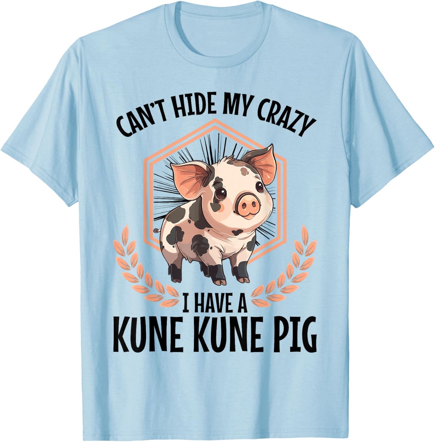 Kune Kune Pig Dad Pig Breeder Supplies Kunekune Pig T-Shirt - T-Shirt | Light Blue