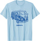 Volkswagen Dad's Pride And Joy Camper T-Shirt - T-Shirt | Light Blue
