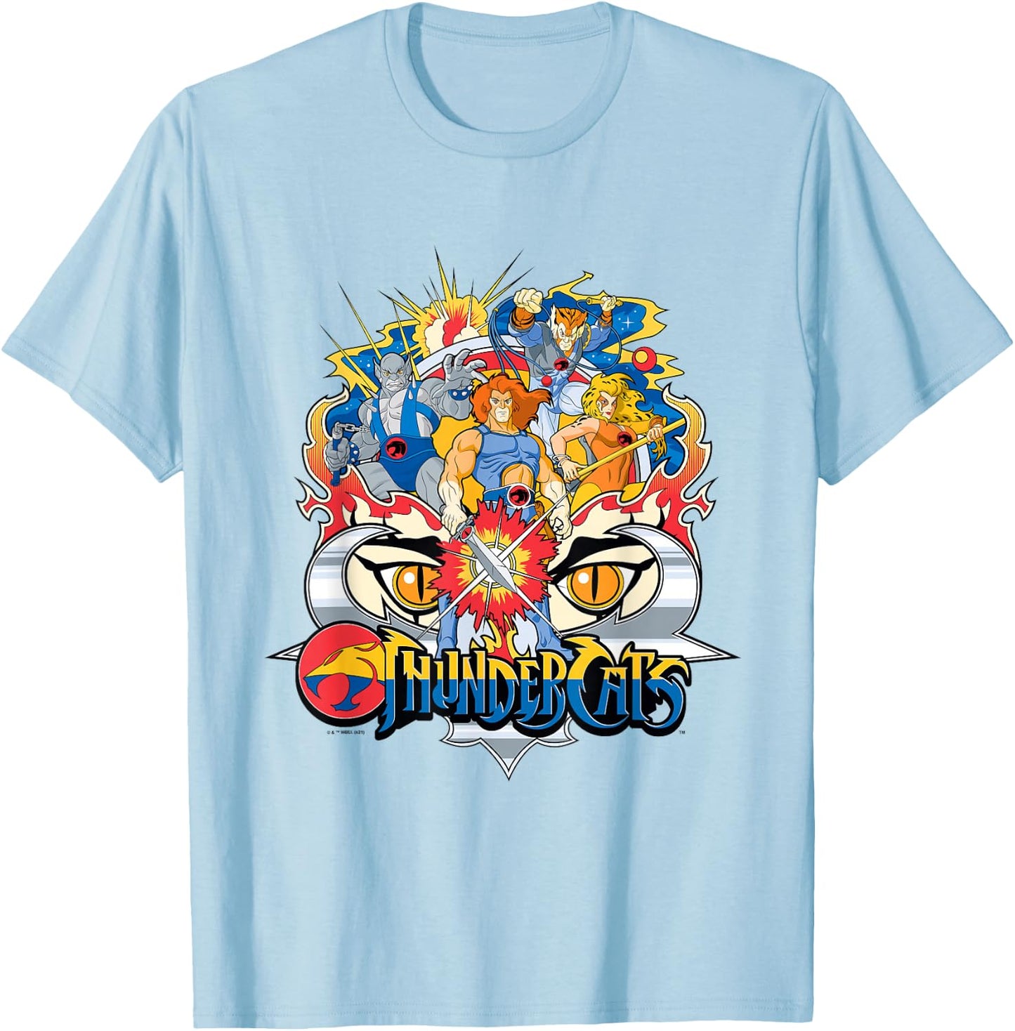 Thundercats Go! T-Shirt - T-Shirt | Light Blue
