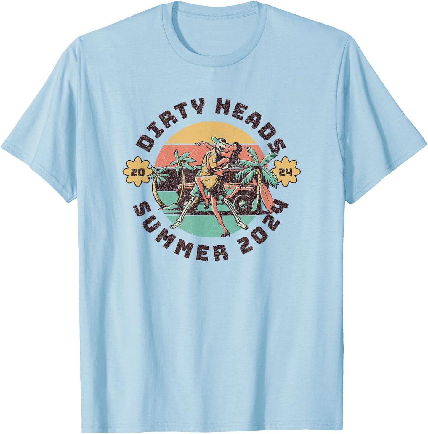 Vintage Dirty Heads in retro Funny style T-Shirt - T-Shirt | Light Blue