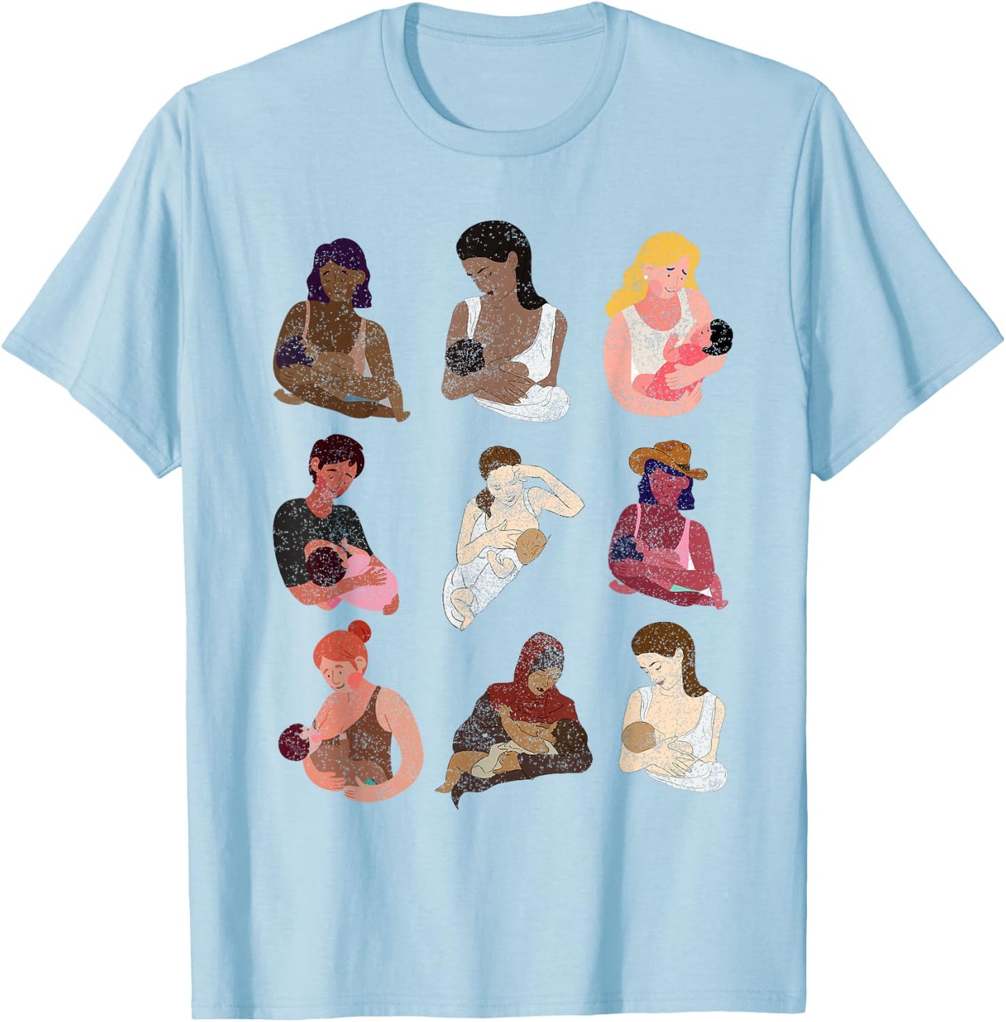 Thank You for Breastfeeding Peer Counselor Lactation Consul T-Shirt - T-Shirt | Light Blue