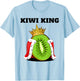 Kiwi King Kiwi Fruit Lover Cute Funny Healthy Snack Tropical T-Shirt - T-Shirt | Light Blue