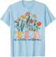 Tia Of The Little Wildflower Birthday Party Baby Shower T-Shirt - T-Shirt | Light Blue